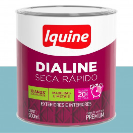 Esmalte Dialine Secagem Rápida Alto Brilho Azul Celeste 900Ml Iquine