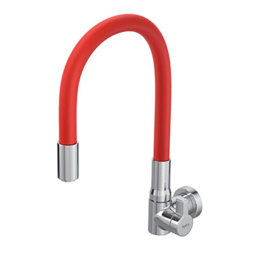 Torneira De Cozinha Parede Vermelha Hydramotion