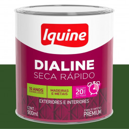 Esmalte Dialine Secagem Rápida Alto Brilho Verde Folha 900Ml Iquine