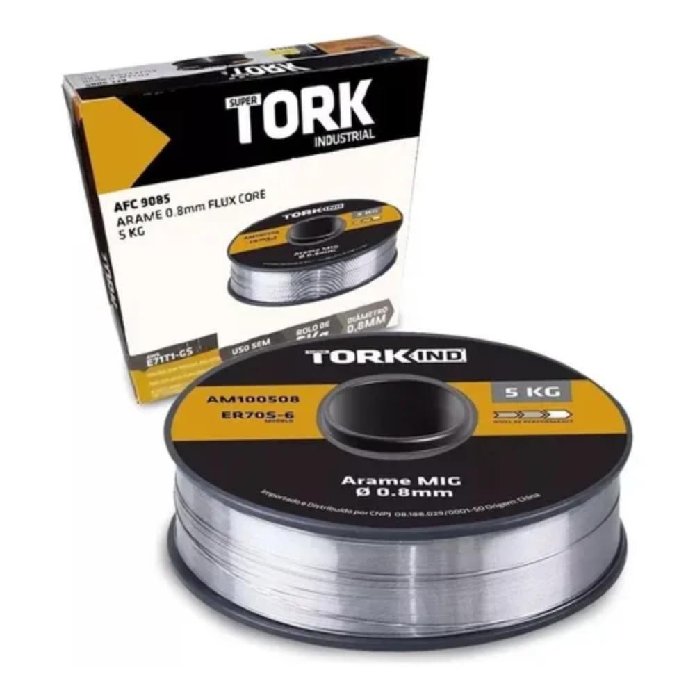 Arame Para Solda Mig Flux 0,8Mm 5Kg - Afc-9085 Tork