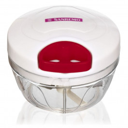 Mini Processador De Alimentos Manual Transparente Sanremo