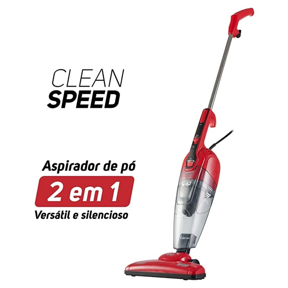 Aspirador De Pó Vertical E Portátil De Mão Speed 1000W 2 Em 1 Articulado Wap Clean
