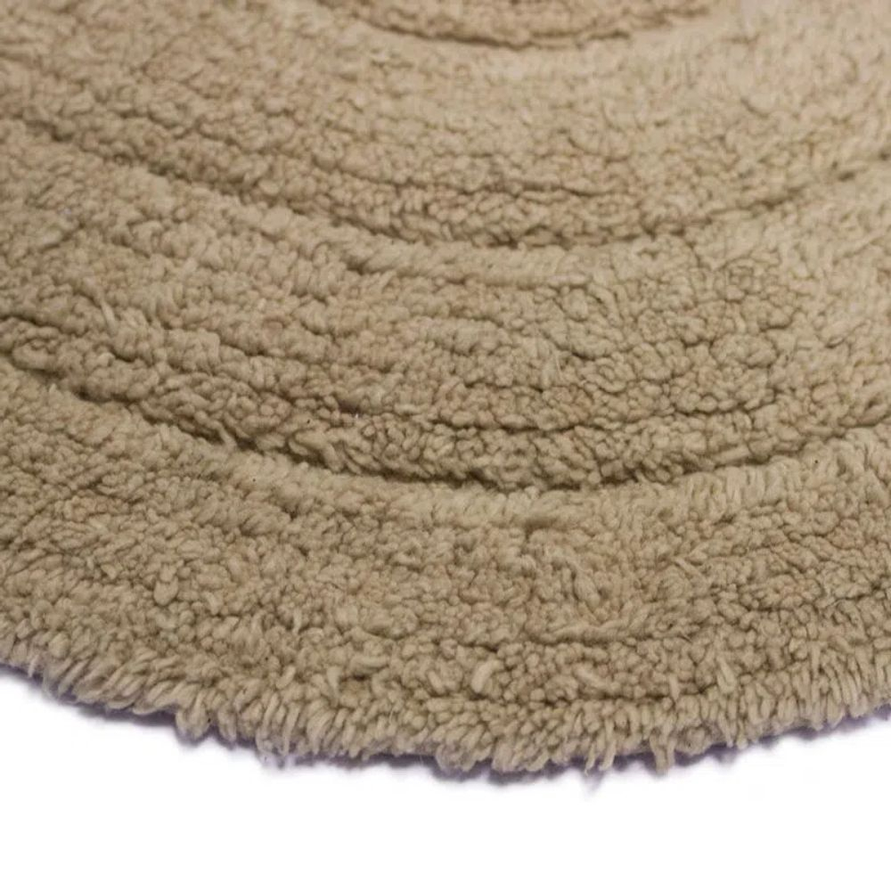 Tapete Para Banheiro Allegro Linen Oval 40Cmx60Cm Kapazi