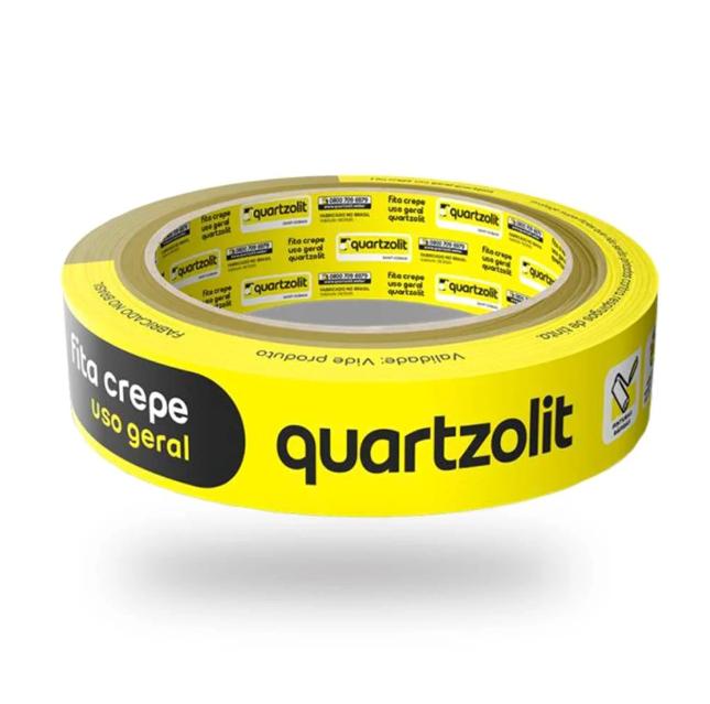 Fita Quartzolit Crepe Uso Geral 24Mm X 50M