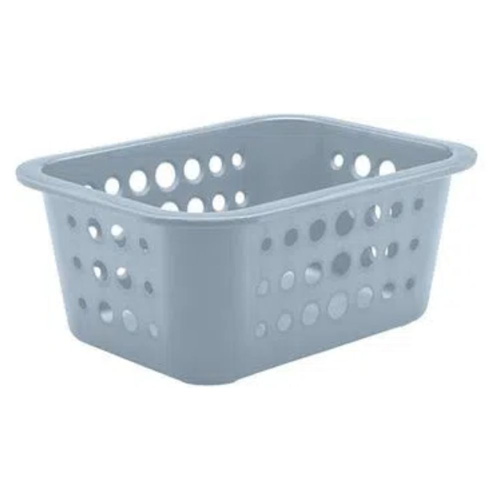 Cesta Organizadora Pequena 18,5X14,5X8Cm Azul Ou