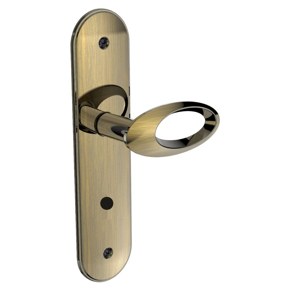 Fechadura Open Golf Banheiro Antique Brass Esp43 Soprano | Veneza