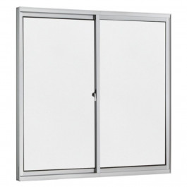 Janela 100X100 2 Folhas Vidro Liso Brilhante Topmix