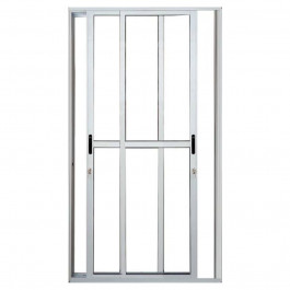 Porta Balcão 210X150 2 Folhas Vidro Liso Brilhante Topmix