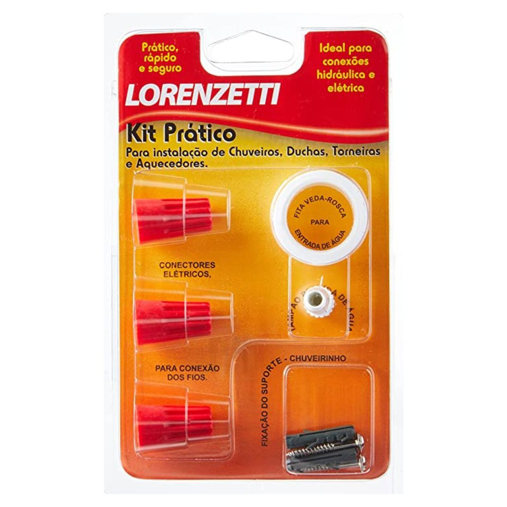 Kit Prático Para Instalação De Ducha Lorenzetti