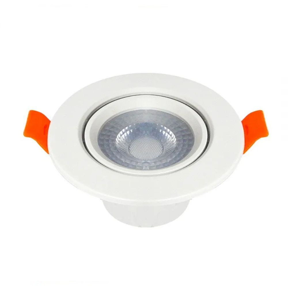 Spot Led De Embutir Redondo Ne-Cob-3W 3000K Neotron