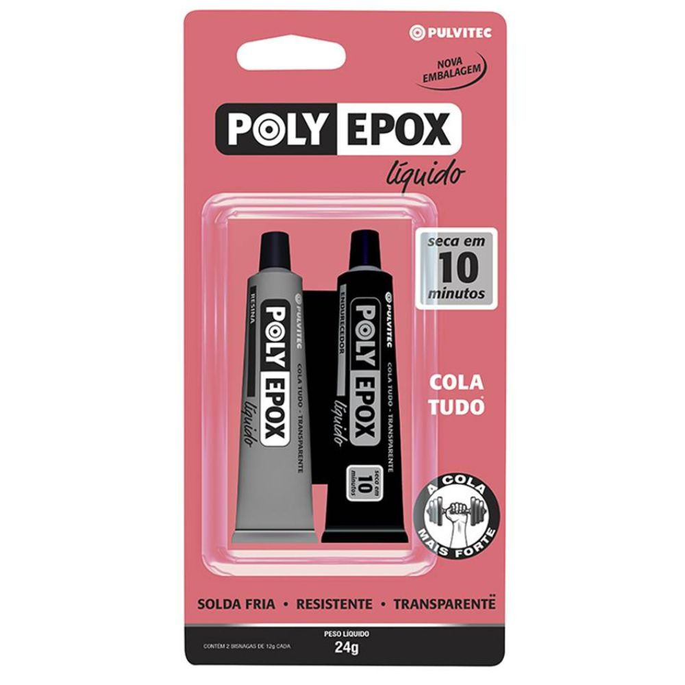 Adesivo Polyepox Líquido 24G Pulvitec
