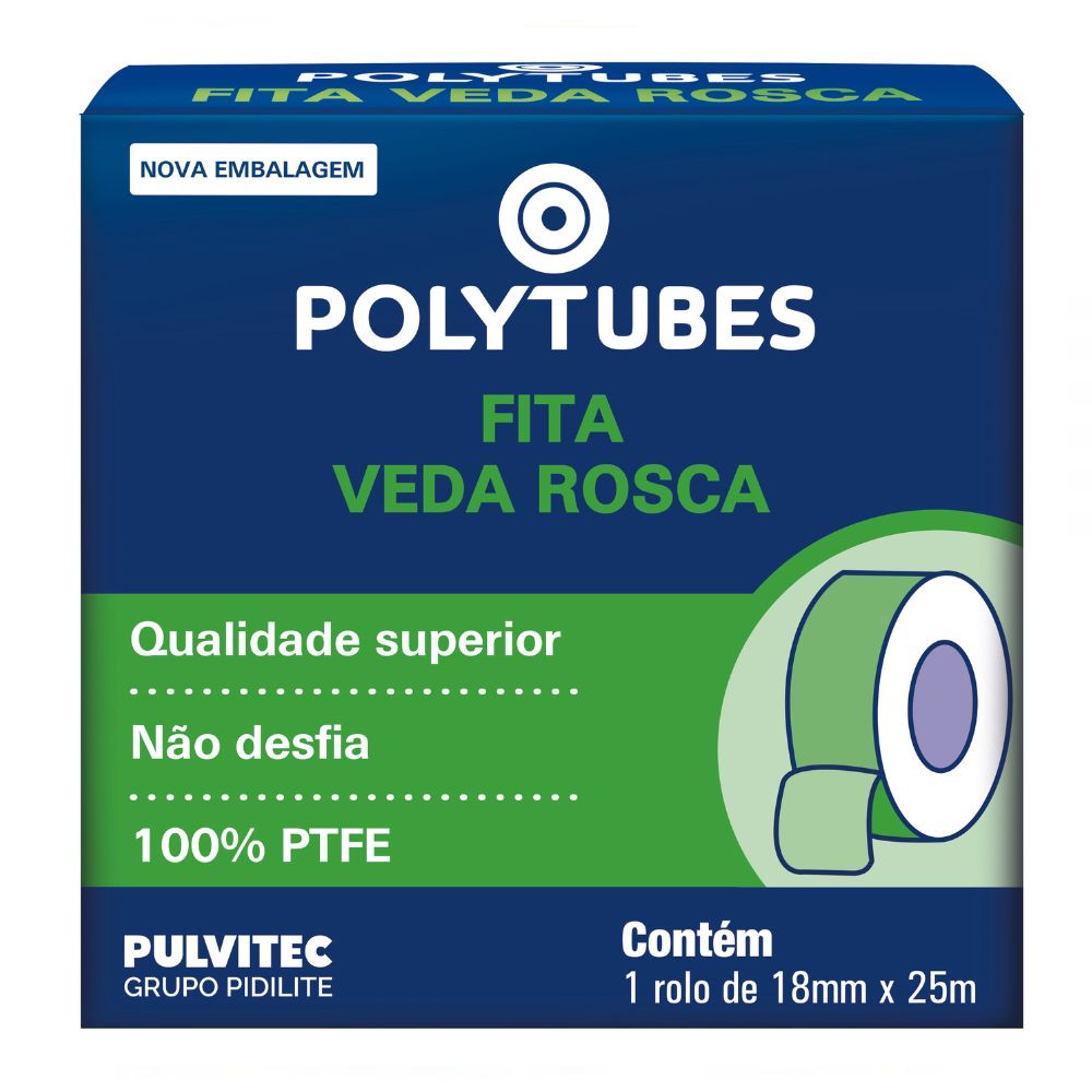 Fita Vedarosca 18X25M Pulvitec