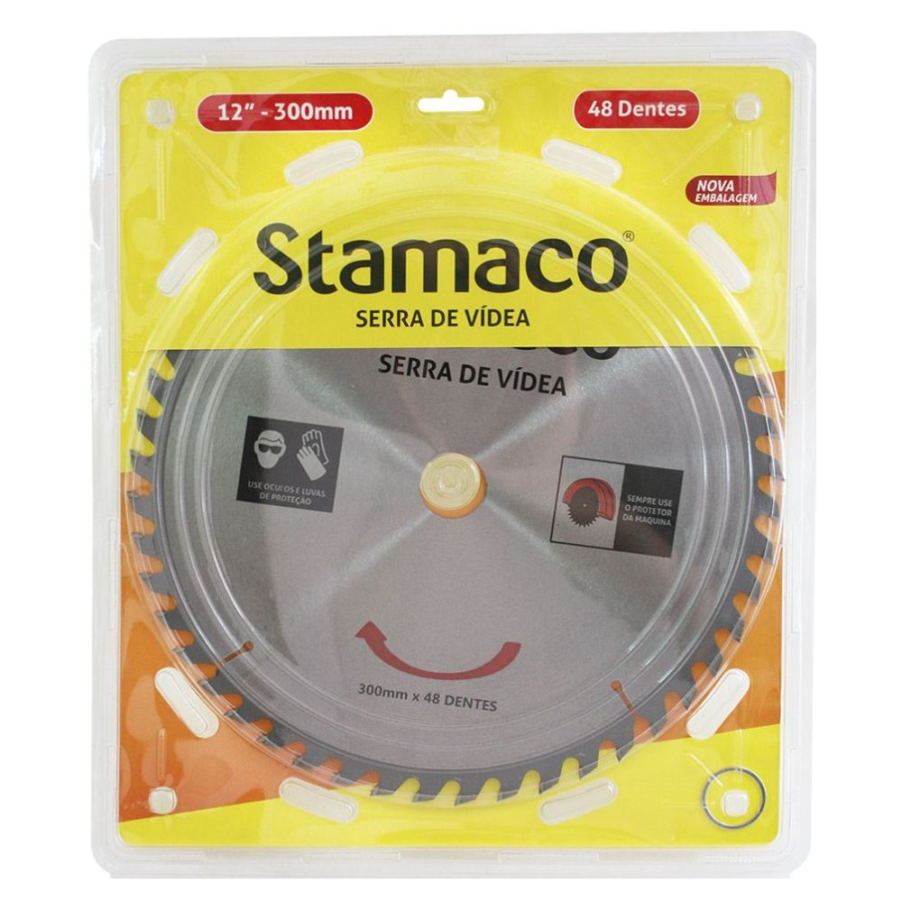 Disco Serra De Vídea 12 300Mm Com 48 Dentes Stamaco