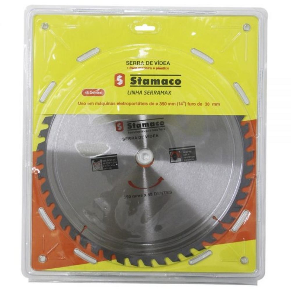 Disco Serra De Vídea 14” 350Mm 48 Dentes Stamaco