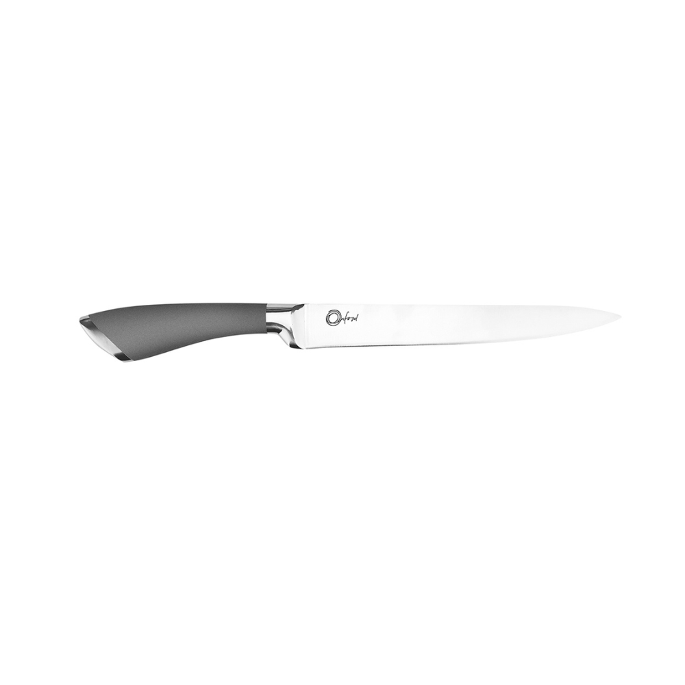 Faca Para Corte Em Aço Inox Cool Grey 33 Cm Oxford 
