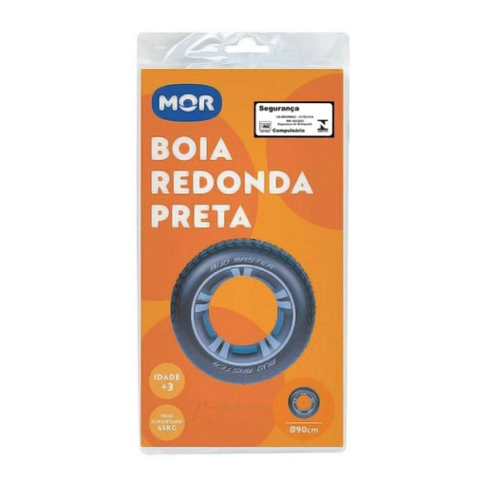 Boia Redonda Preta 90 Cm Mor