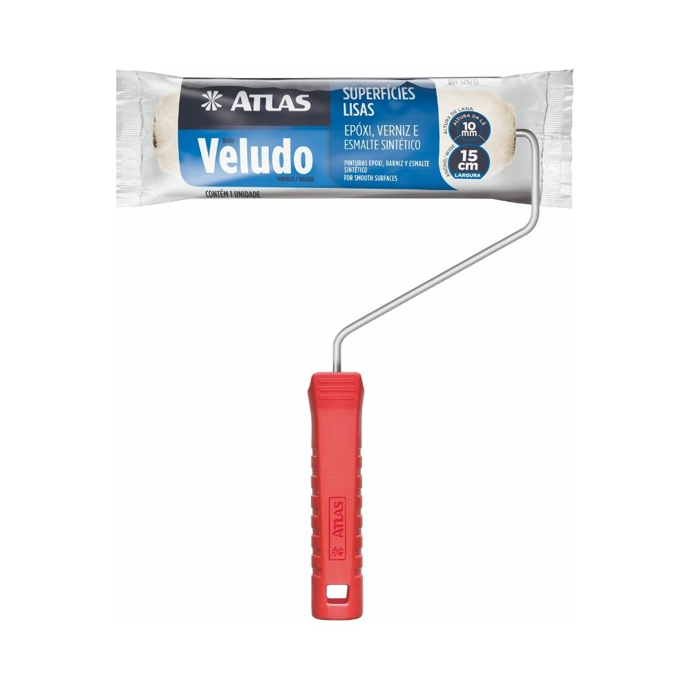 Rolo Veludo 15Cm 329/15 Atlas