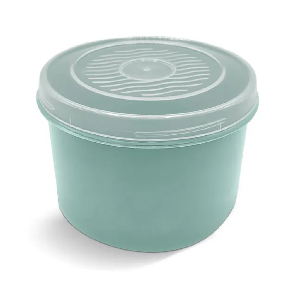 Pote Com Tampa Rosca Redondo 400 Ml Plasvale