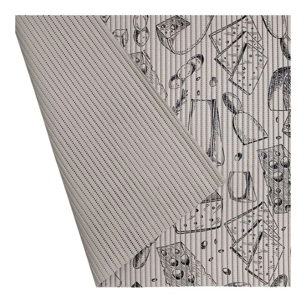 Tapete Antiderrapante Tropical Cheese 43Cm X 65Cm Kapazi