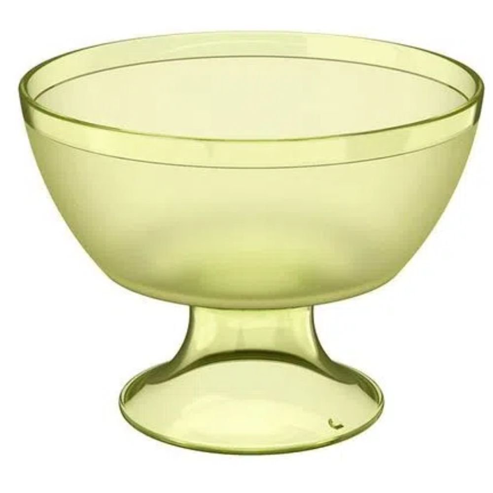 Taça De Sobremesa Luna Cristal 300 Ml Amarela Ou
