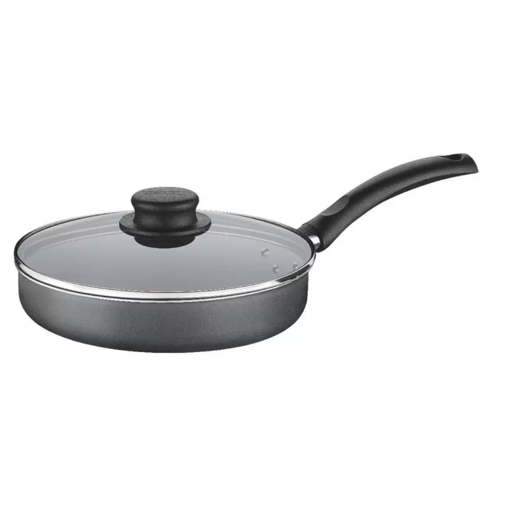 Frigideira Turim Com Tampa Reta 22Cm Chumbo Tramontina
