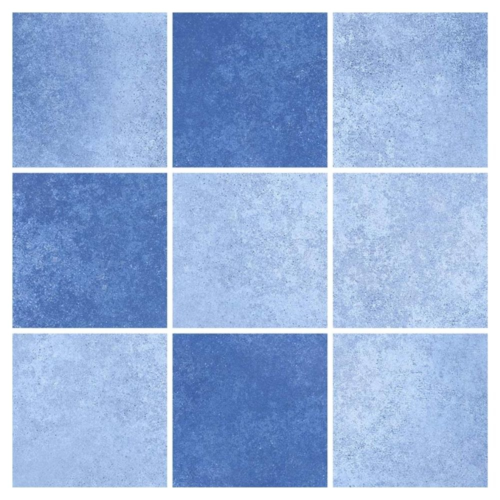 Cerâmica 10X10 Poço Azul Brilhante Hd10170 Tipo A Tecnogres