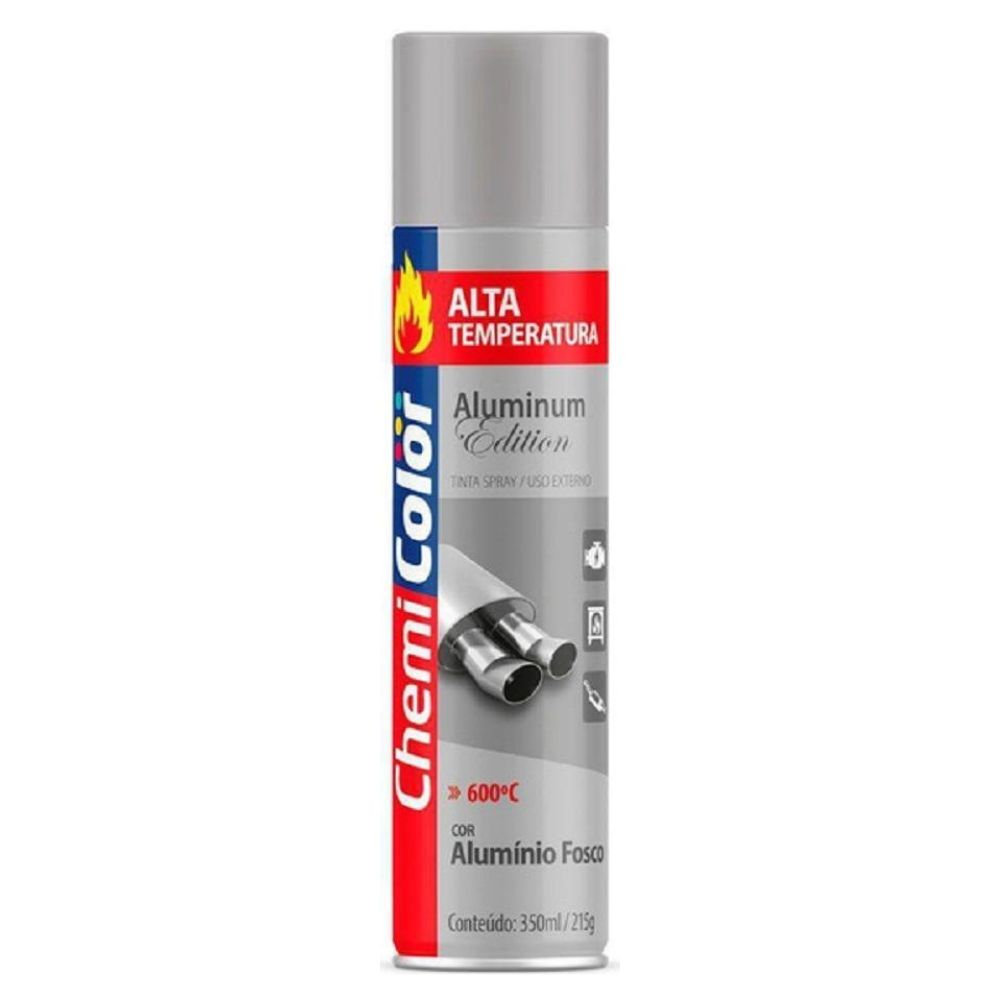 Tinta Spray Alta Temperatura 400Ml Chemicolor