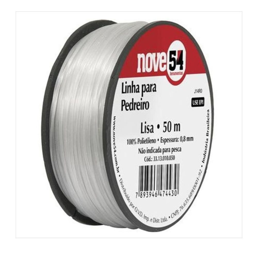 Linha Para Pedreiro Lisa 50M 954 Nove54