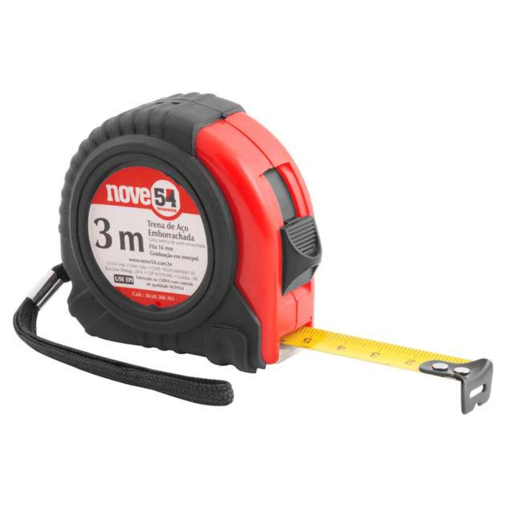Trena Aço Emborrachada 3M Nove54 Vonder