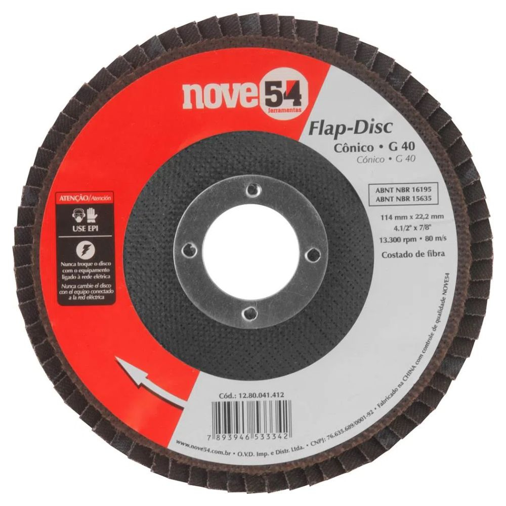 Disco Flap 4.1/2 G40 Nove54 Vonder