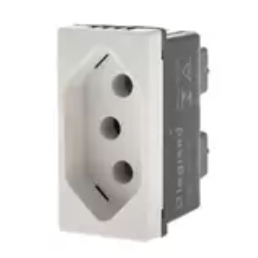 Módulo Tomada 2P+T Pop 10A Branco Pial