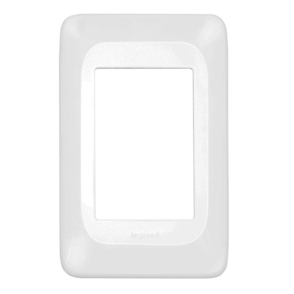 Placa 3 Postos C/ Suporte Pop 4X2 Branca Pial