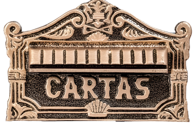 Porta Carta Lgmais Craquelado Dourado 03