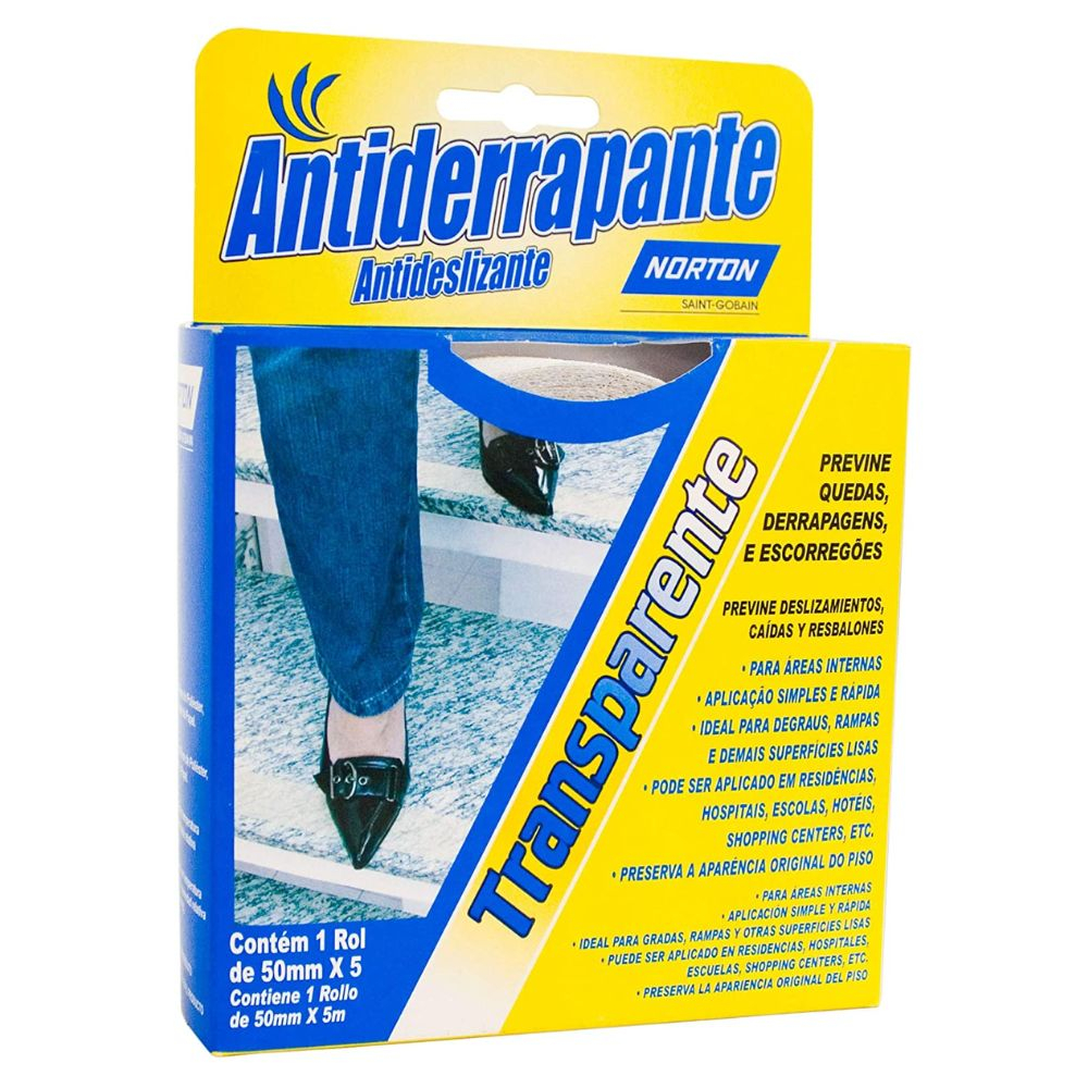 Fita Anti Derrapante Transparente 50Mmx5M Norton