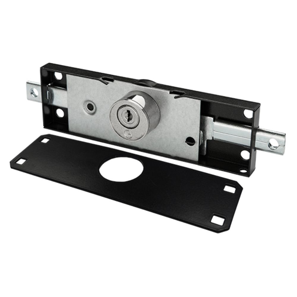Fechadura Porta Enrolar Preto Soprano