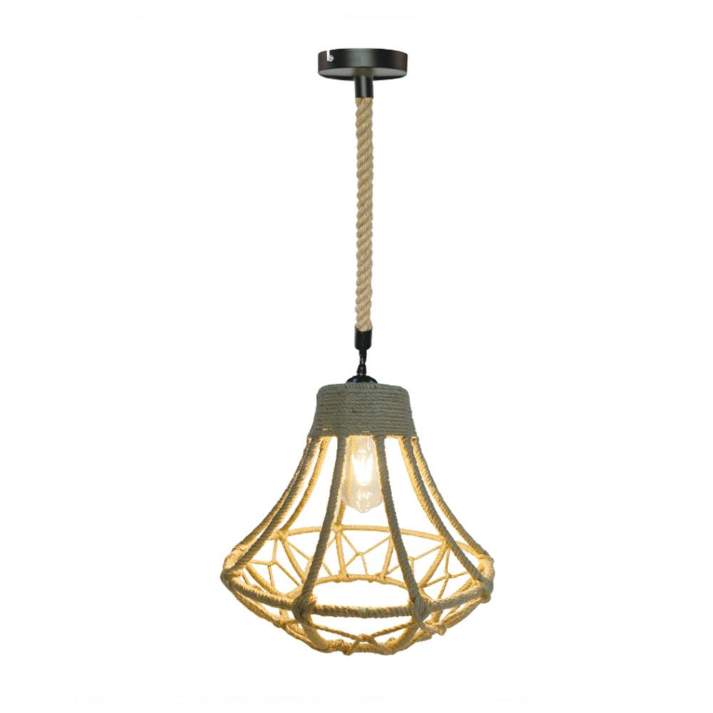 Pendente Corda Pc02 D350 H320 E27X1 Nitrolux