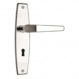 Fechadura 1000 Alavanca Espelho Oval Cromado Interno Silvana