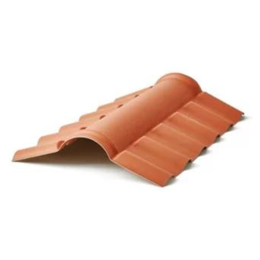 Cumeeira Central Plan De Pvc Cerâmica 56X88Cm Precon