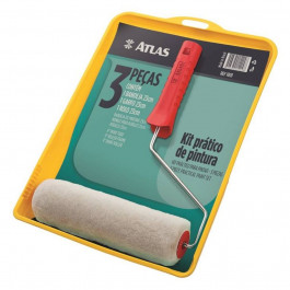 Kit Básico Pintura 3 Peças 1001 Atlas 