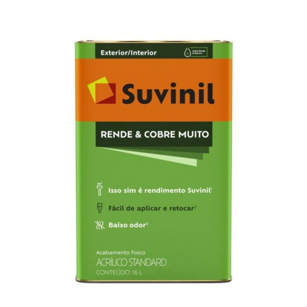 Tinta Suvinil Rende E Cobre Fosco Base A2 16L