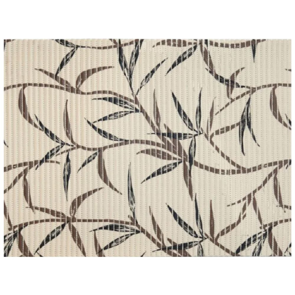 Tapete Tropical Bambu Marrom 43X65Cm - Kapazi 