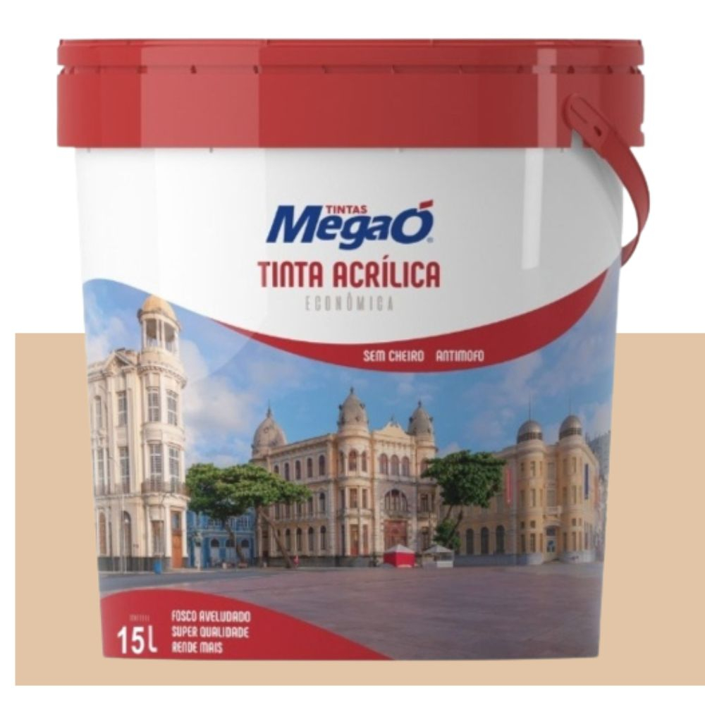  Tinta Econômica Acrílica Areia 15L  - Megaó 