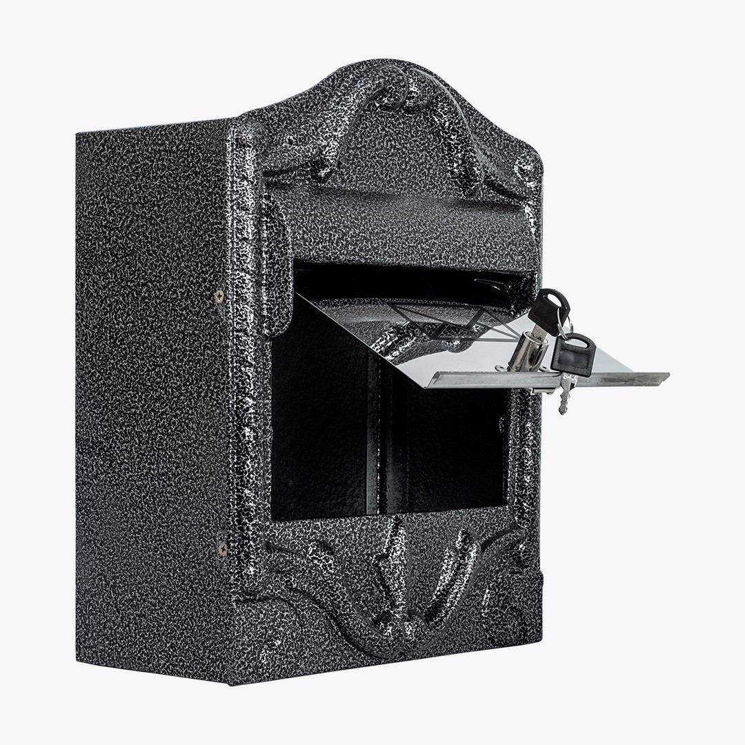 Porta Carta Lgmais Inox Com Chave Prata