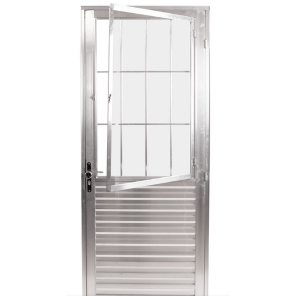 Porta Quality Basculante 210X80 Home Canelado Direita Nt 