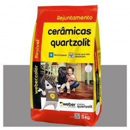 Rejunte Quartzolit Flex Cinza Artico 5Kg
