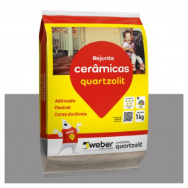 Rejunte Quartzolit Flex Cinza Artico 1Kg