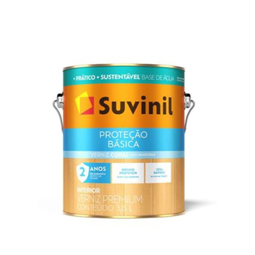 Verniz Suvinil Prot Basic Br Transp 3.6L