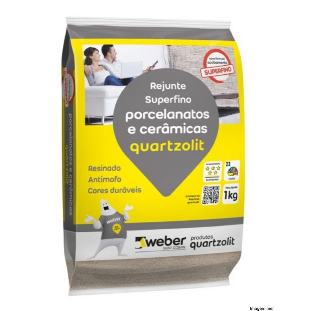 Rejunte Quartz Porcel Preto Onix 1Kg