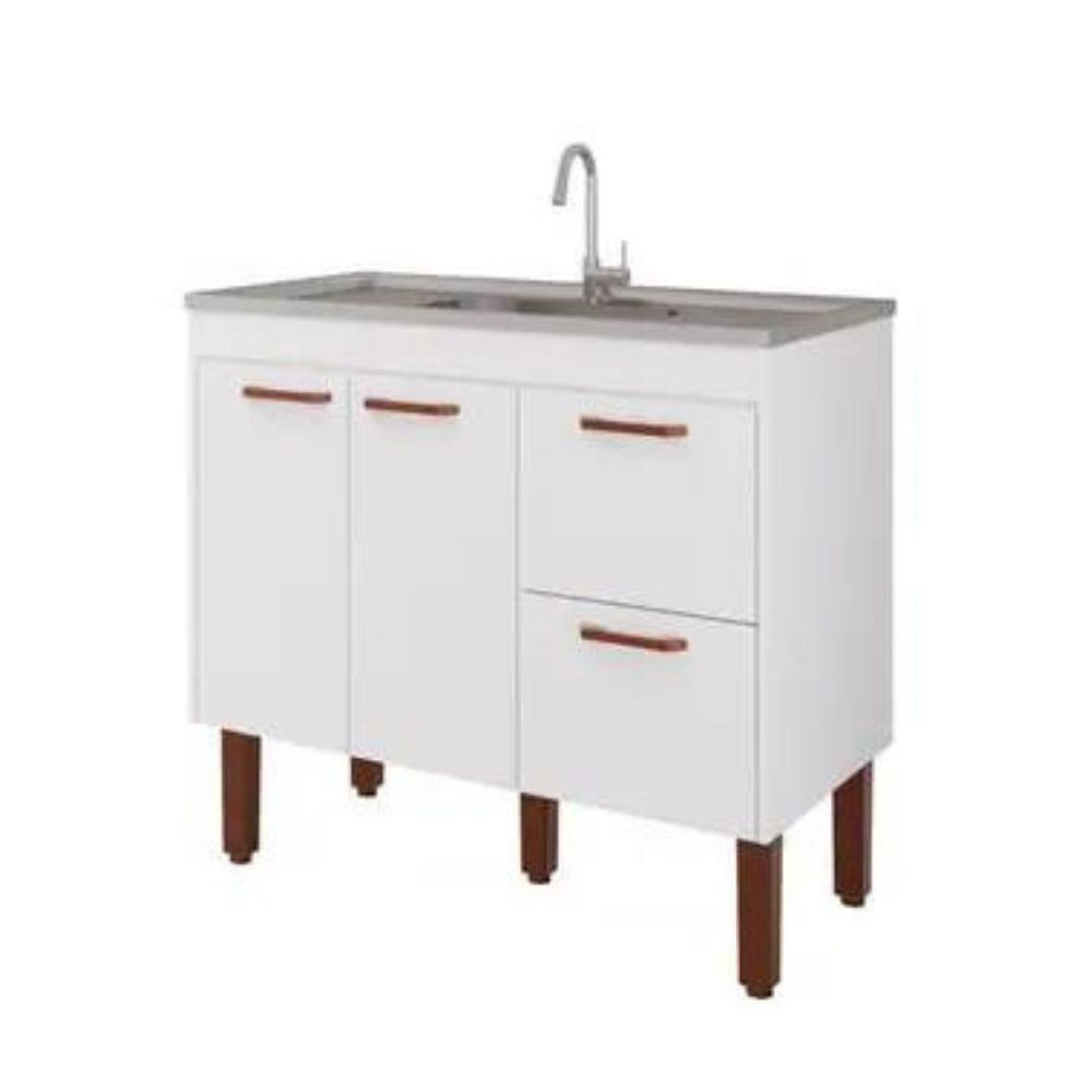 Gabinete Mgm Slim Coz 94Cm Branco