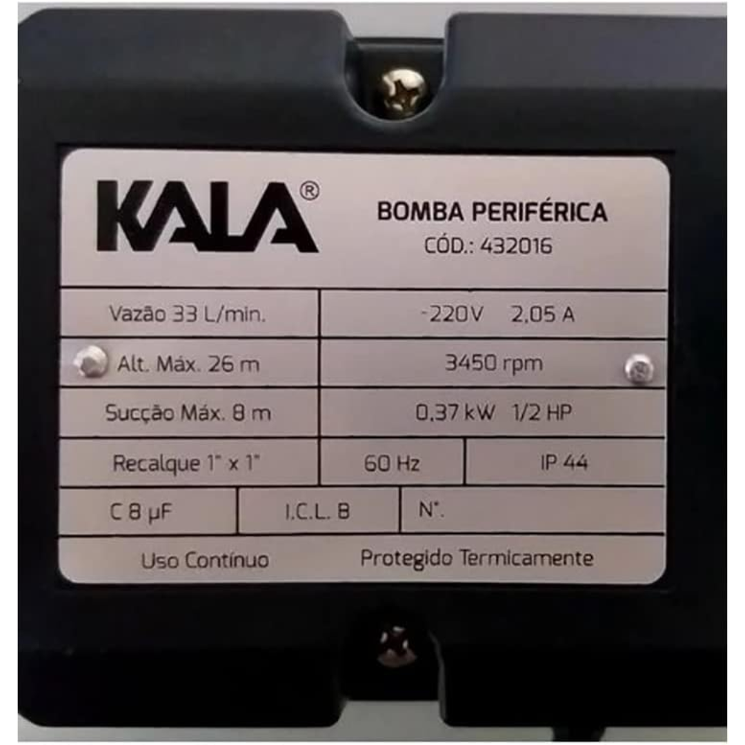 Bomba Kala Periférica 1/2 Cv